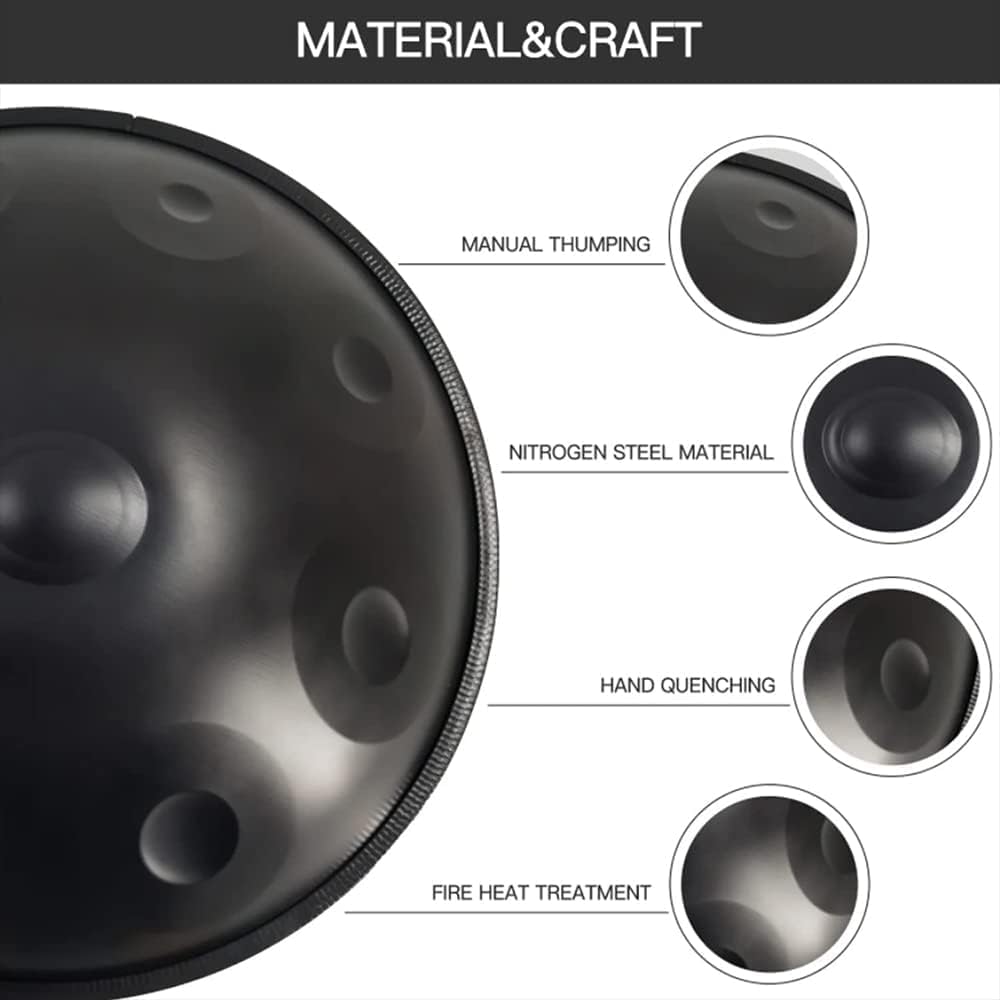 ハンドパンドラム楽器 スティールドラム 432Hz 9 ノートハンド